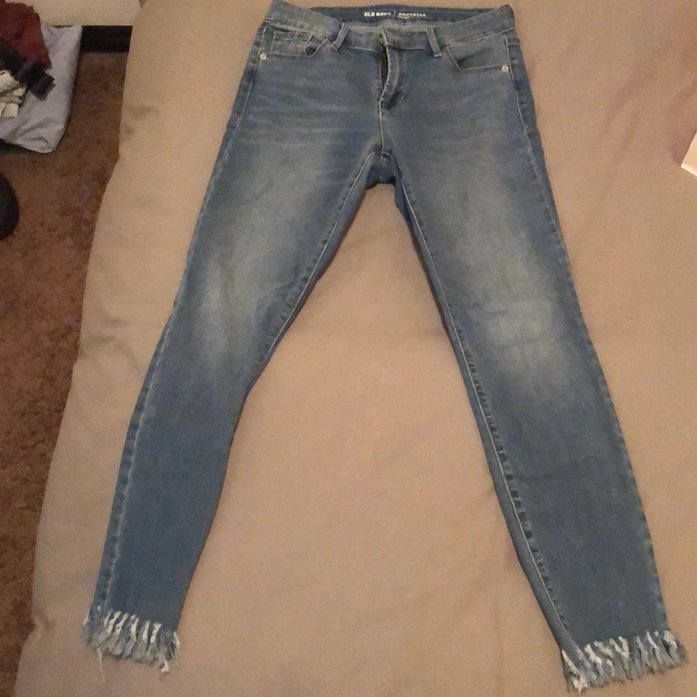 Old Navy fringe Jeans